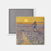 Aimant Vincent van Gogh - Sower avec réglage Sun (Recto/Verso)
