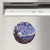 Aimant Vincent Van Gogh Starry Nuit Vintage Art (In Situ (Lave-vaisselle))