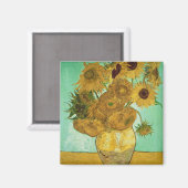 Aimant Vincent van Gogh | Tournesols, 1888 (Recto/Verso)