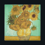 Aimant Vincent van Gogh | Tournesols, 1888<br><div class="desc">Numéro de la collection d'images : BAL20294 Sunflowers,  1888 (huile sur toile). Gogh,  Vincent van (1853-1890) huile sur toile. Neue Pinakothek,  Munich,  Allemagne. 1888</div>