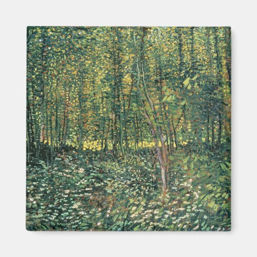 Aimant Vincent van Gogh | Trees and Undergrowth 1887 (Devant)