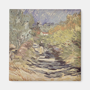 Aimant Vincent van Gogh une route dans St Remy