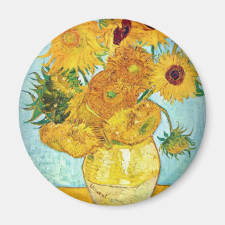 Aimant Vincent van Gogh - Vase avec 12 tournesols