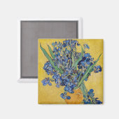 Aimant Vincent van Gogh - Vase avec iris (Recto/Verso)