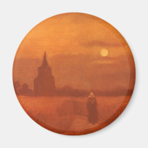 Aimant Vincent van Gogh - Vieille tour dans les champs