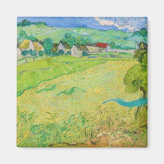Aimant Vincent van Gogh - Vue des Vessenots près d'Auvers (Devant)