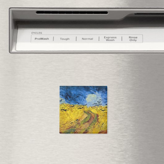 Aimant Vincent van Gogh - Wheatfield with Crows (In Situ (Lave-vaisselle))