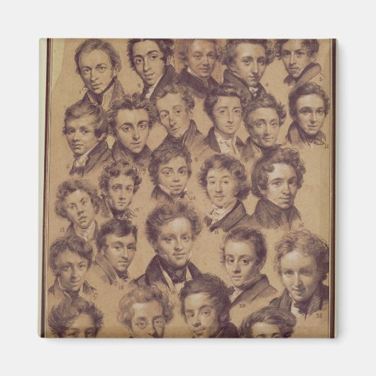 Aimant Vingt-cinq élèves du Studio d'Antoine (Devant)