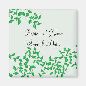 Aimant Vins verts Enregistrer la date (Devant)