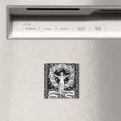 Aimant vintage à couronne de fleurs (In Situ (Lave-vaisselle))