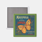 Aimant vintage à la mariposa (Recto/Verso)