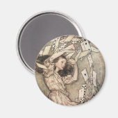 Aimant Vintage Alices Adventures in Wonderland par Rackha (Recto/Verso)
