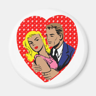 Aimant vintage anti-valentine