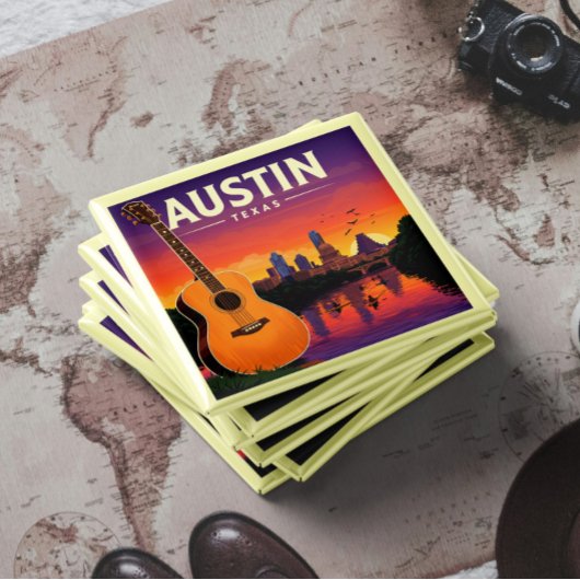 Aimant Vintage Austin Texas