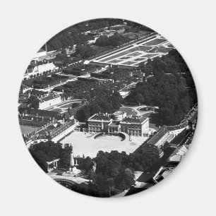 Aimant Vintage Autriche Vienne Belvedere vue du parc
