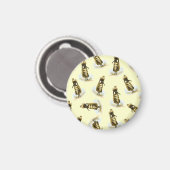 Aimant Vintage Bee Ladies (Recto/Verso)