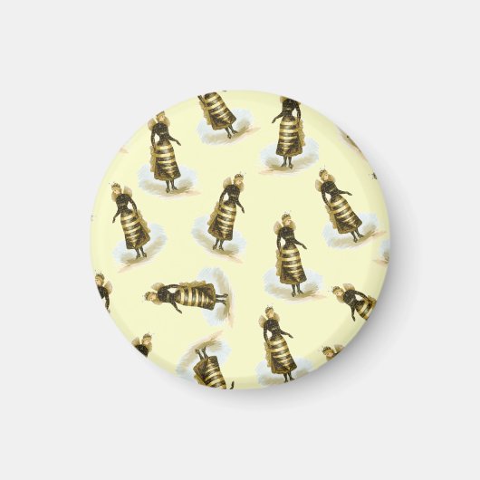 Aimant Vintage Bee Ladies (Devant)