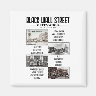 Aimant Vintage Black Business Black History Mois Noir W