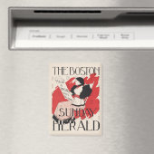 Aimant Vintage Boston Sunday Herald Women's Edition (In Situ (Lave-vaisselle))