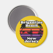Aimant Vintage Brigantine Beach New Jersey (Recto/Verso)