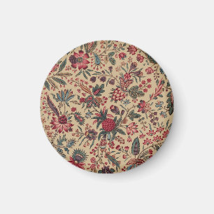 Aimant Vintage Broderie Antique Florale Ameublement