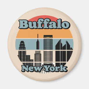 Aimant Vintage Buffalo New York