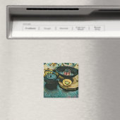 Aimant Vintage cadeau sushi (In Situ (Lave-vaisselle))