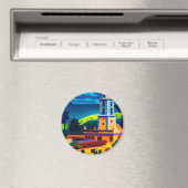 Aimant Vintage Cuba (In Situ (Lave-vaisselle))