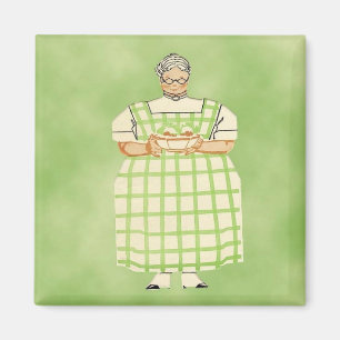 Aimant vintage de cuisine de cuisinière de