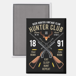 Aimant Vintage Deer Hunter