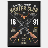 Aimant Vintage Deer Hunter (Recto)