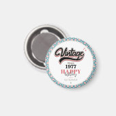 Aimant Vintage depuis - 1977 (Recto/Verso)