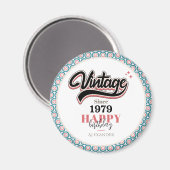 Aimant Vintage depuis - 1979 (Recto/Verso)