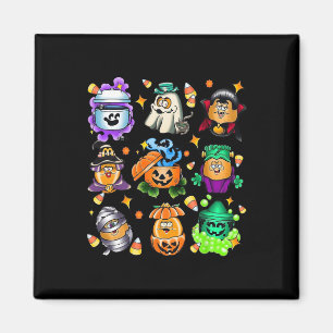 Aimant Vintage Drôle Nuggets Repas Bucket Halloween Éffra