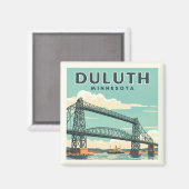 Aimant Vintage Duluth Minnesota (Recto/Verso)