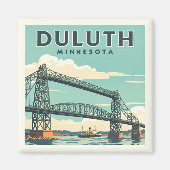 Aimant Vintage Duluth Minnesota (Devant)