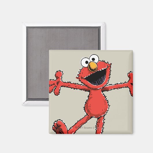 Aimant Vintage Elmo (Recto/Verso)
