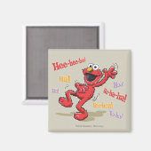 Aimant Vintage Elmo Hee-hee ! (Recto/Verso)