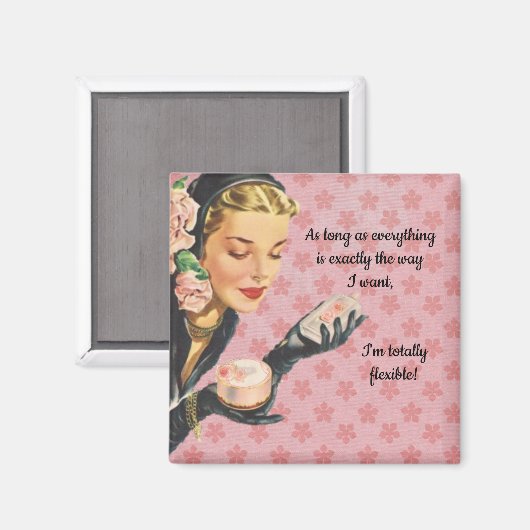 Aimant Vintage et modifiable (Recto/Verso)