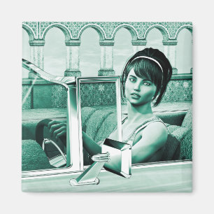 Aimant Vintage femme