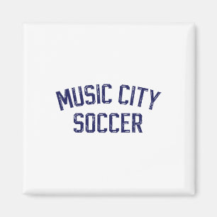 Aimant Vintage Football Nashville Music City Football Rét