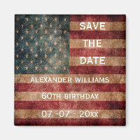 Vintage Grunge USA Stars & Stripes 60e anniversair