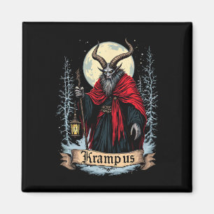 Aimant Vintage Gruss Vom Krampus la veille de Noël Enfant