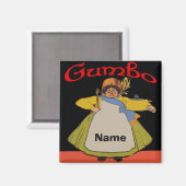 Aimant Vintage Gumbo Cook (Recto/Verso)