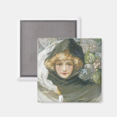 Aimant Vintage Halloween (Recto/Verso)