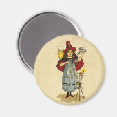 Aimant Vintage Halloween (Recto/Verso)