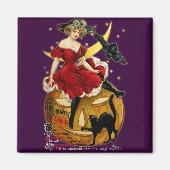 Aimant Vintage Halloween (Devant)