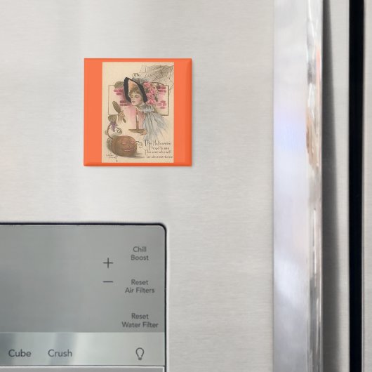 Aimant Vintage Halloween (In situ (réfrigérateur))