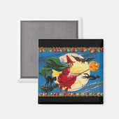 Aimant Vintage Halloween Spirit Witnet (Recto/Verso)
