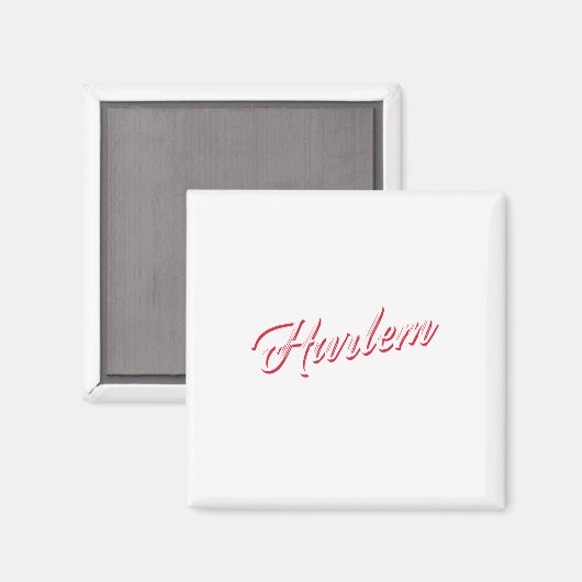 Aimant Vintage Harlem (Recto/Verso)